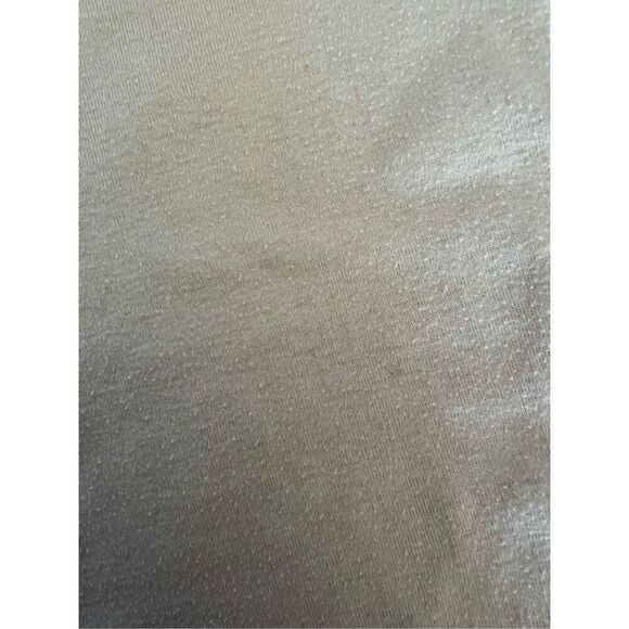 Vintage 80s Basic Long Sleeve Shirt Top Pale Yellow Jolie Intimates S - Picture 6 of 6